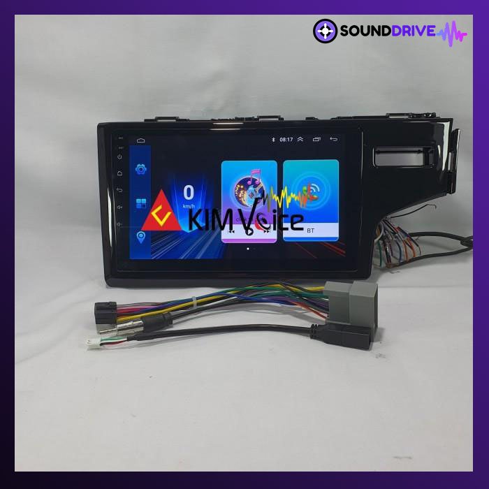Frame HU Android 10 inch for Honda Jazz 2014 up Panel Tape - Image 3