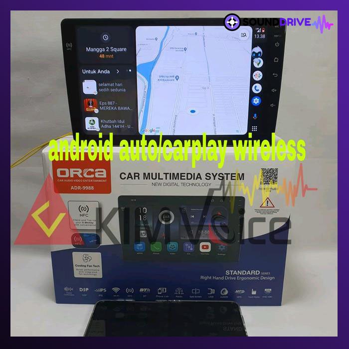Head Unit Android Orca ADR-9988 9 inch OEM Ford Fiesta + soket + canbus - Image 4