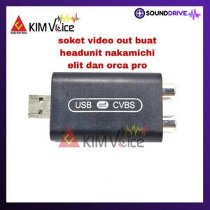 USB Video out output ke monitor roof dan headrest