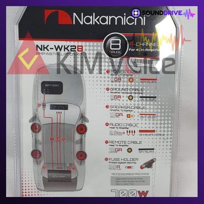 Kabel set Audio mobil Nakamichi NK-WK210 High Quality Original - Image 3