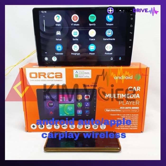 Head Unit Android ORCA ADR- 9988 Eco Auto Series RAM 2/32GB 9 Inch 10 Inch - 9 Inch - Image 4