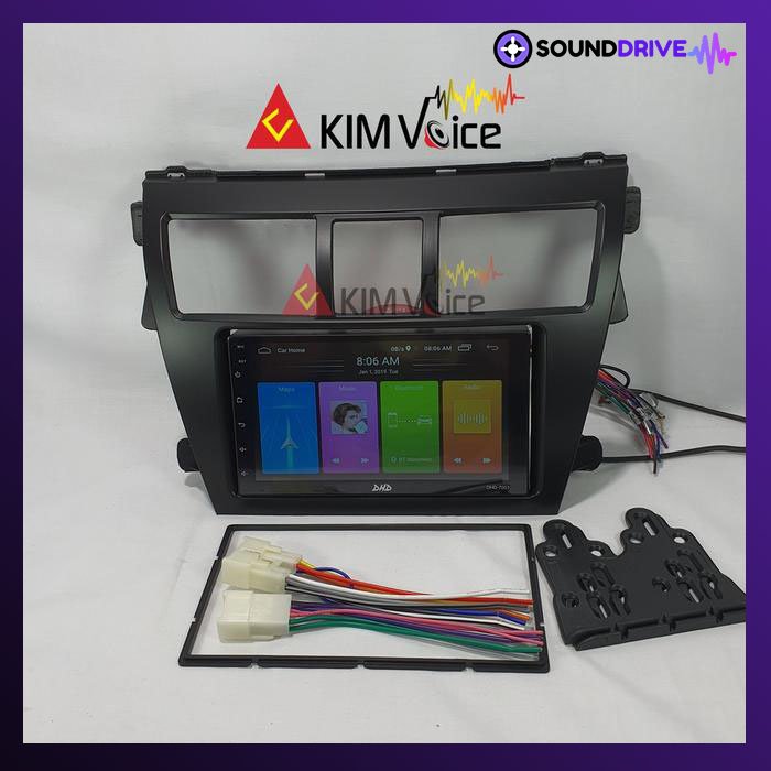 Frame Head Unit 7 Inch for Toyota Vios 2008-2012 - Image 4