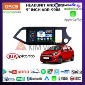 Head unit Android ORCA 9 Inch OEM KIA Picanto 2008 up Voice Commad