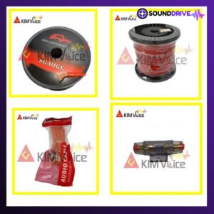 Kabel set Audio mobil Kwalitas Bagus untuk Instalasi Subwoofer kolong aktif
