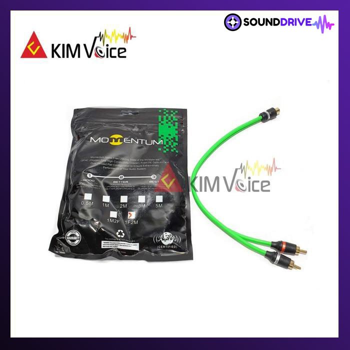 Kabel RCA Cabang Momentum GF Kwalitas Super 1Cew 2Cow 1Cow 2Cew - 1 Cew 2 Cow