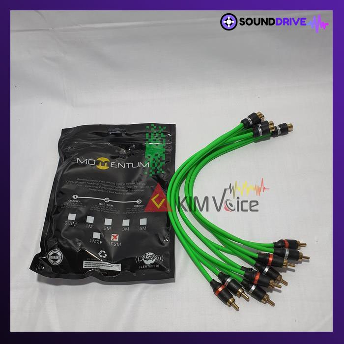 Kabel RCA Cabang Momentum GF Kwalitas Super 1Cew 2Cow 1Cow 2Cew - 1 Cew 2 Cow - Image 3