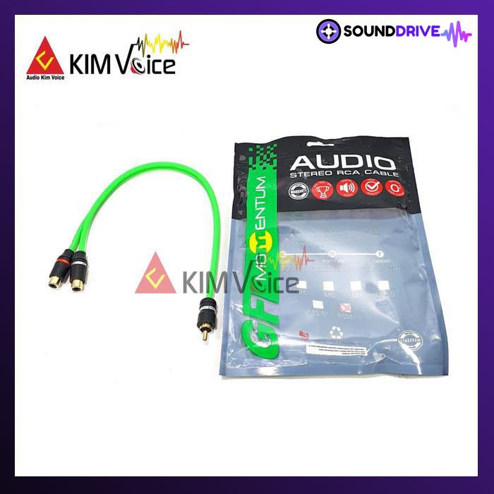 Kabel RCA Cabang Momentum GF Kwalitas Super 1Cew 2Cow 1Cow 2Cew - 1 Cew 2 Cow - Image 4