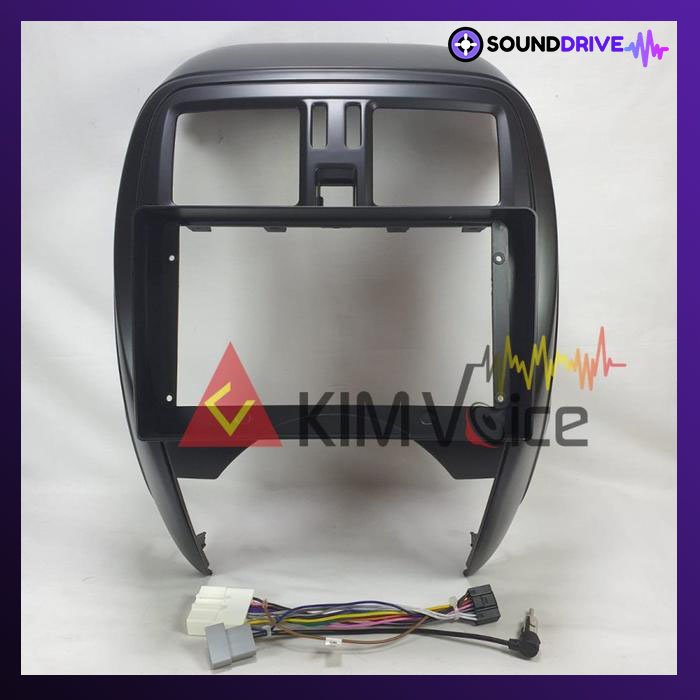 Frame head unit android 9 inch for nissan march 2012 up - Image 4