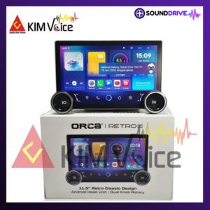 Head Unit Android ORCA RETRO Series ADR-9510 2K QLED 6/256 GB