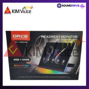Headrest Android clip on Orca RC-1388HM 4/64GB with Ambient Light