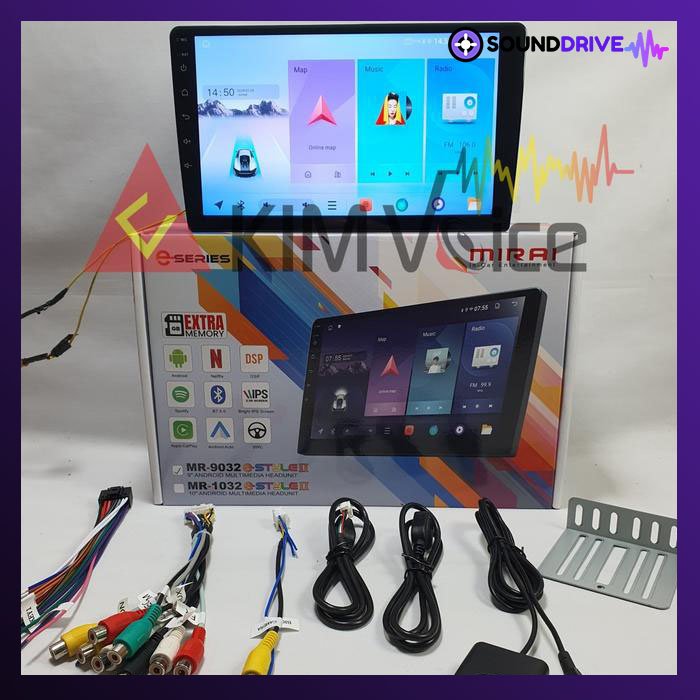 Head Unit Android Mirai MR-9032 E-Style II RAM 2/64GB 9 inch - 9 inch - Image 2