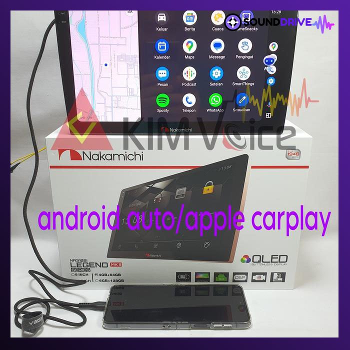 Head Unit Android Nakamichi 9 inch OEM Mazda 2 Sky Active Mazda CX3 2014 Up Plug & Play + Canbus - RAM 4/64GB - Image 3