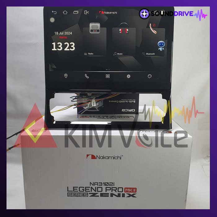 Head Unit Android Nakamichi Legend Pro MKII OEM Innova Zenix Ram 8/256GB Plug & Play - Image 2