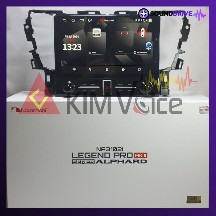 Head Unit Android Nakamichi Legend Pro MKII OEM Alphard 2016-2020 RAM 8/256GB Plug & Play - Image 3