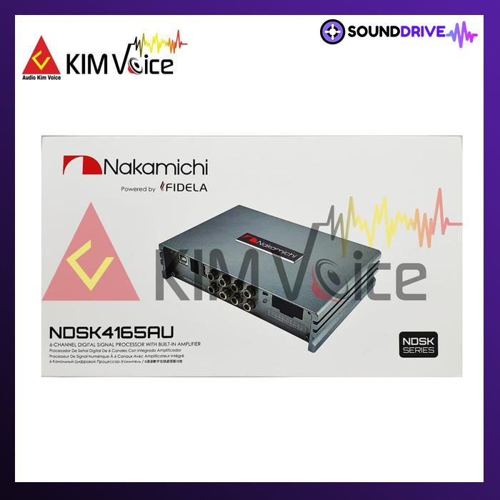Processor Nakamichi NDSK 4165 AU 6CH DSP Built in 4CH x 60Watt Power Amplifier - Processor