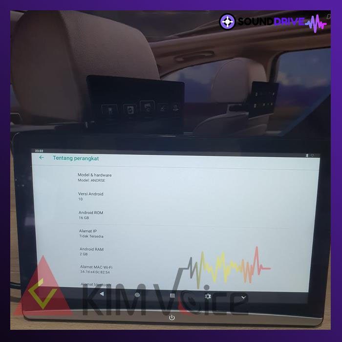 Headrest Android Clip On Enigma 10.6 inch RAM 2GB/16GB - Image 4