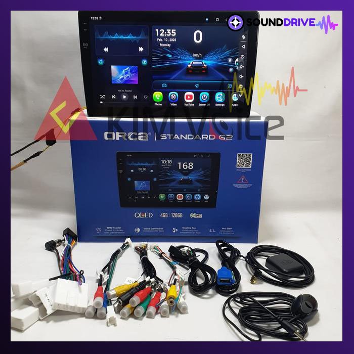 Head unit Android Orca New Standard RAM 4/128GB + Kamera 360 - 9 inch - Image 3