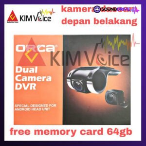 Kamera Dascam Orca Dual Camera DVR depan belakang Free MMC 64GB