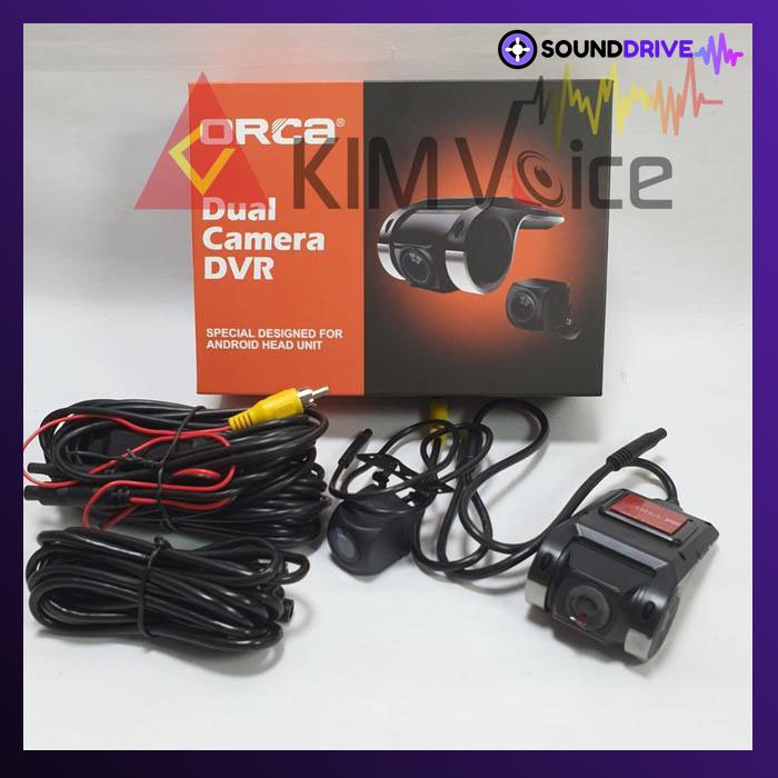 Kamera Dascam Orca Dual Camera DVR depan belakang Free MMC 64GB - Image 2