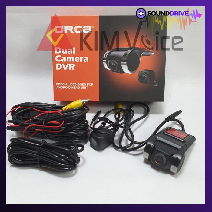 Kamera Dascam Orca Dual Camera DVR depan belakang Free MMC 64GB - Image 4