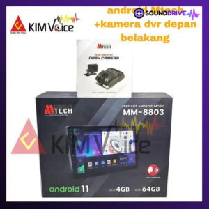 Head Unit Android Mtech MM-8803 BBE Pro + Dascam RAM 4/64GB - 9 inch