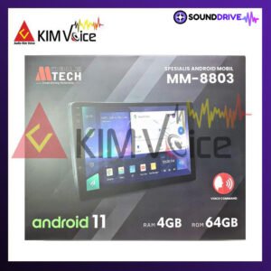 Head Unit Android Mtech MM-8803 BBE Pro RAM 4/64GB built in prosesor - 9 inch