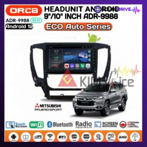 Head Unit Android Orca Eco Series OEM Pajero 2017 up Soket pnp - 9 INCH