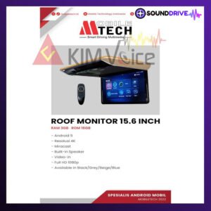 TV Roof Plafon Android Mtech 15.6 inch HD LED - RAM 3GB
