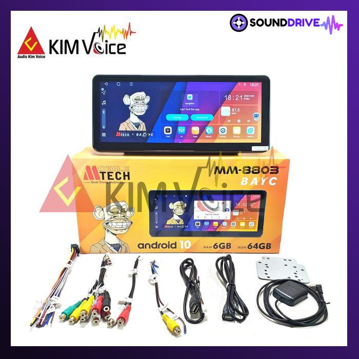 Head unit Android Mtech 8803 Bayc 12.3 inch RAM 6/64GB - Unit 12.3 inch