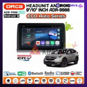 Head Unit Android Orca Eco OEM CRV Turbo 2021 Up + Soket Canbus - 9 inch