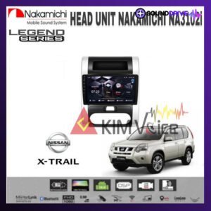 Head Unit Android Nakamichi 10 inch OEM Xtrail 2007-2014 soket pnp - RAM 4/64GB