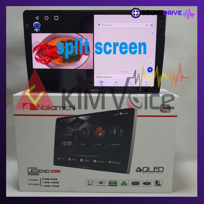 Head Unit Android Nakamichi 10 inch OEM Xtrail 2007-2014 soket pnp - RAM 4/64GB - Image 5