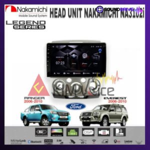 Head Unit Android Nakamichi 9 inch OEM Ford Ranger Everest Mazda BT-50 - RAM 4/64GB