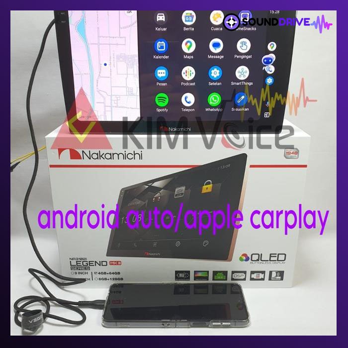 Head Unit Android Nakamichi 9 inch OEM Ford Ranger Everest Mazda BT-50 - RAM 4/64GB - Image 4