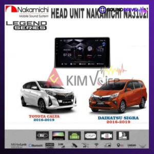 Head Unit Android Nakamichi 9 inch OEM Calya/Sigra 2016 up Soket pnp - RAM 4/64GB