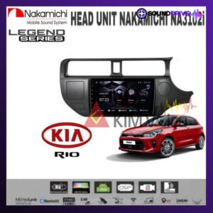 Head Unit Android Nakamichi 9 inch OEM Kia Rio 2012 up Soket pnp - 2012-2014, RAM 4/64GB