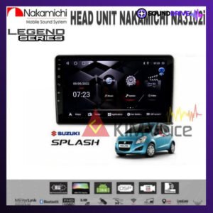 Head Unit Android Nakamichi 9 inch OEM Suzuki Splash Soket PNP - RAM 4/64GB
