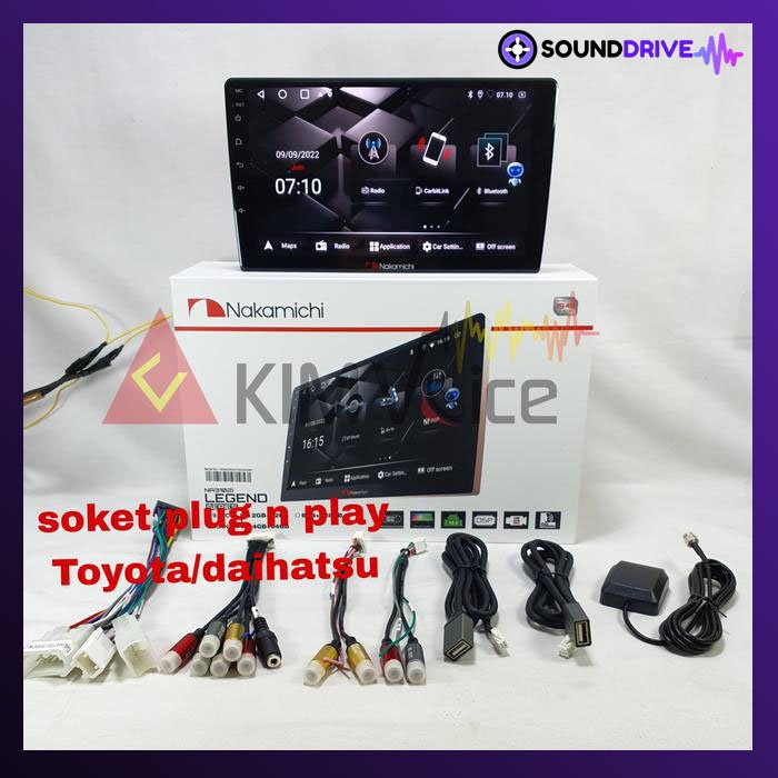 Head Unit Android Nakamichi 9 inch OEM Innova 2012-2015 Type V PNP - RAM 4/64GB - Image 2