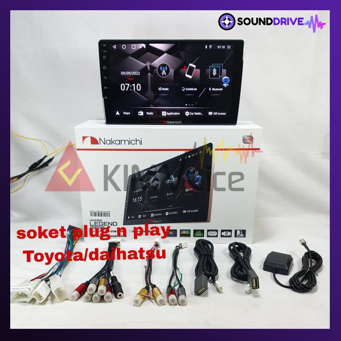 Head Unit Android Nakamichi 9 inch OEM Innova 2012-2015 Type G PNP - RAM 4/64GB - Image 2