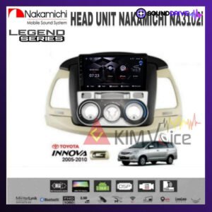 Head Unit Android Nakamichi 9 inch OEM Innova 2004-2011 Type G PNP - RAM 4/64GB