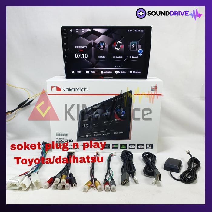 Head Unit Android Nakamichi 9 inch OEM Innova 2004-2011 Type G PNP - RAM 4/64GB - Image 2
