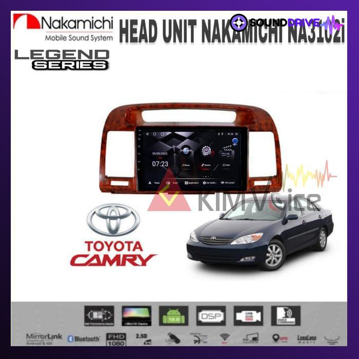 Head Unit Android Nakamichi 9 inch OEM Toyota Camry 2002-2005 PNP - WOOD, RAM 4/64GB - Image 2