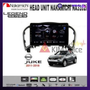 Head unit android Nakamichi 9 inch OEM Nissan Juke 2011-2018 Soket pnp - RAM 4/64GB