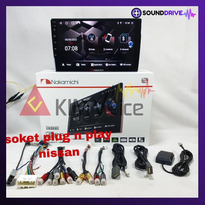 Head unit android Nakamichi 9 inch OEM Nissan Juke 2011-2018 Soket pnp - RAM 4/64GB - Image 2