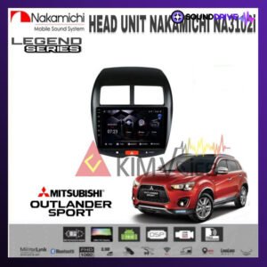 Head Unit Android Nakamichi 10 inch OEM Outlander Sport 2012-2018 pnp - RAM 4/64GB