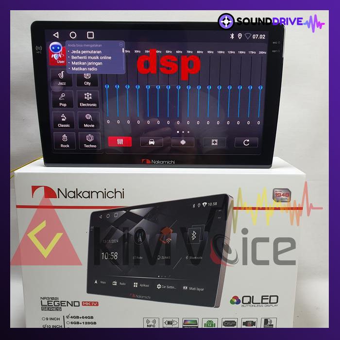 Head Unit Android Nakamichi 10 inch OEM Outlander Sport 2012-2018 pnp - RAM 4/64GB - Image 4