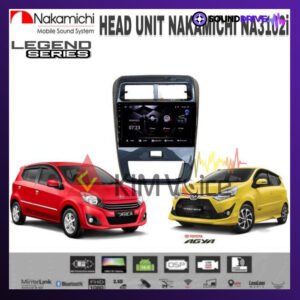 Head Unit Android Nakamichi 10 inch OEM Agya Ayla 2020 up soket pnp - RAM 4/64GB