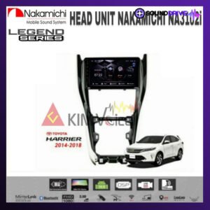 Head Unit Android Nakamichi 10 inch OEM Harrier 2014-2017 Soket pnp - RAM 4/64GB