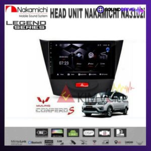 Head Unit Android Nakamichi 10 inch OEM Wuling Confero S soket pnp - RAM 4/64GB