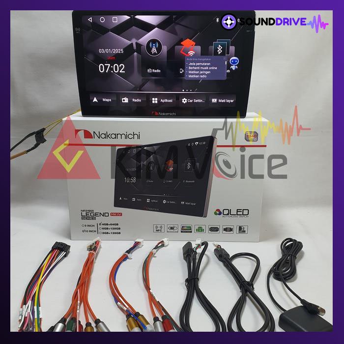 Head Unit Android Nakamichi OEM Camry 2006-2011 soket pnp - 9 inch, RAM 4/64GB - Image 2